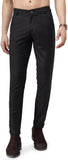 Slim Fit Men Green Trousers black