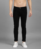 Slim Men Blue Jeans Black -1