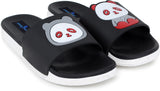 Walking Slippers for girls women Slides Black White